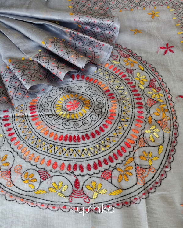 Paper cotton saree