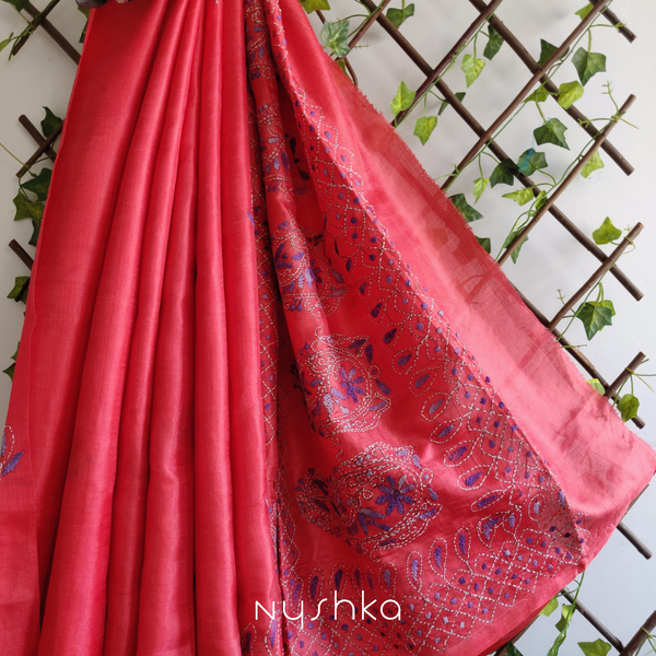 Linen Saree